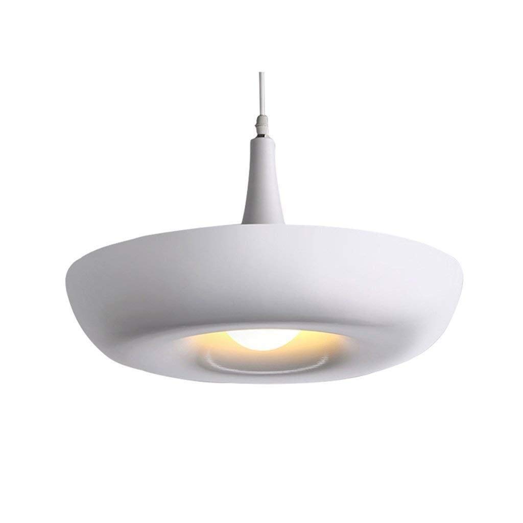 Pendentif lustres LED au design géométrique blanc pour salon élégant