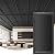 Art3d Drop Ceiling Tiles 48x24, Decorative PVC Ceiling Panels, Waterproof Rustproof and Durable 12-Pack, Glue Down, Rectangular Black