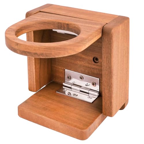Teak Wood Folding Drink Rack Holder