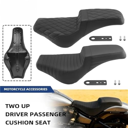 Asiento modificado Softail de doble altura con espuma ergonómica 2