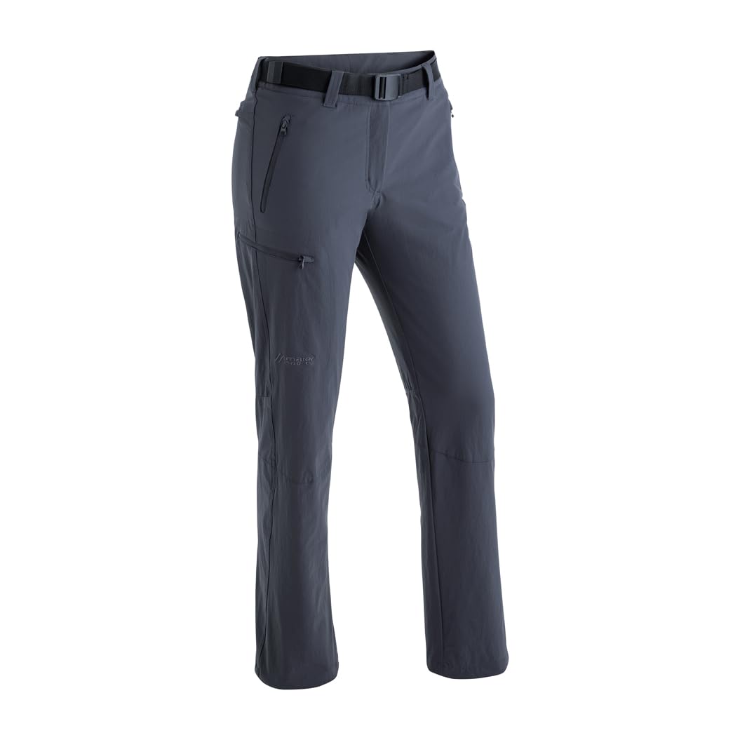 Maier Sports Rechberg, Damen Wanderhose, Wasserabweisende Outdoorhose für Trekking und Hiking, PFC-frei, mSTRETCH pro 4 & Dryprotec, Grau, 38 (W30/L31)