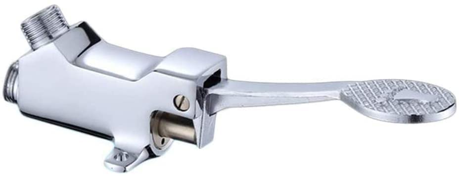 Valve De Pédale Mains Libres En Acier Inoxydable - Commande Au Pied Pour Robinet Économie D'Eau Et Hygiène Maximale