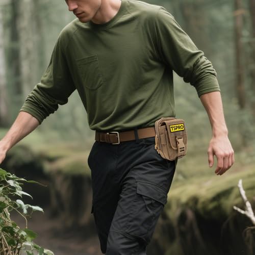 Bolsa táctica molle EDC para el cinturón: organiza tu linterna y móvil en tus aventuras 3