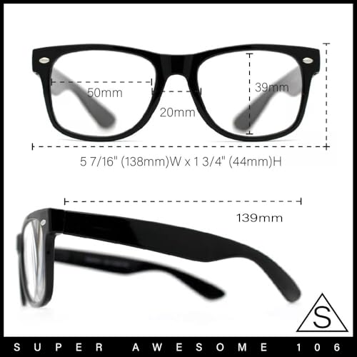 Classic Hipster Horn Rim Reading Glasses2