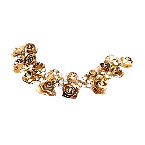 Image of Majik Bun Decoration Hair Gajra For Women And Girls Wedding, Party Hair Decoration Hair Accessories (Golden)