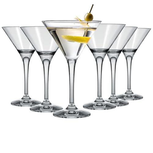 La mejor selección de Juego de copas - 5 favoritos. 46 NADIR Set 6 Piezas Copas Martini Coctel Margarita Vidrio Vasos De Cóctel Reutilizables Para Bar Margarita Whisky Ginebra Tequila aptos para lavaplatos 250 ML