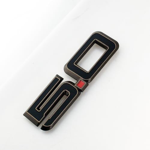 Image of 2pcs Replacement for 2024-2025 5.0 Letters Emblem Door Side 3D Badge Decal Nameplate (Black Gold)