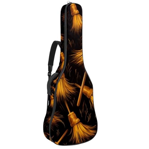 Sac de guitare acoustique étanche et robuste avec double poche et bandoulière
