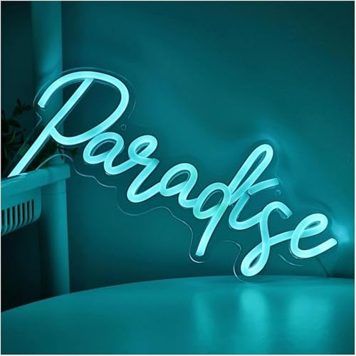 Panneau Néon Paradise Lampe Alphabet 14.7x32.5cm à Intensité Variable