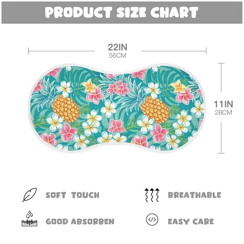 xigua Pineapples Baby Burp Cloths for Newborn Boys and Girls 1 Pack, Soft & Absorbent Cotton Baby Burp Cloth, Baby Washcloths, Newborn Towel, Burp Rags4