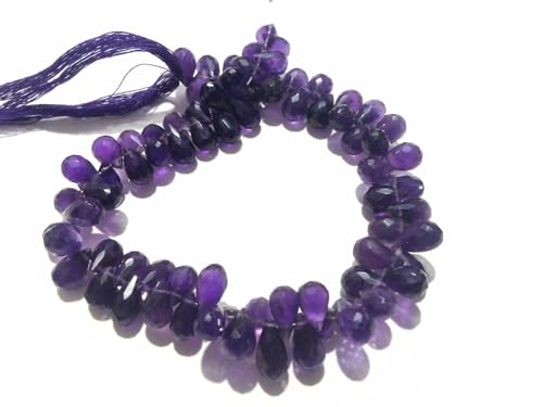 Perles en améthyste véritable facettées pour remplacer les fausses pierres ternes - 2