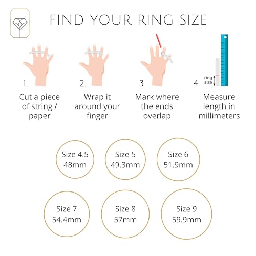 MAX + STONE 1.2 Carat Cubic Zirconia Engagement or Anniversary Eternity Ring for Women in 10k White or Yellow Gold (1.2 ct.tw) Size 4.5 to 94