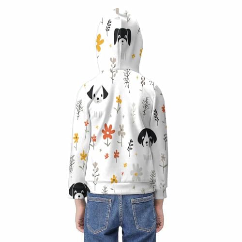 Belle pull imprimé 3D chien mignon : cadeau idéal ado 13-15 ans - 6
