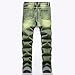 Mens Jeans Slim Fit Stretch Green Denim Athletic Stretchy Jeans for Men Straight Leg Comfort Flex Waist Pants Fashion Stylish Jean Regular Fit 2024-2805-38