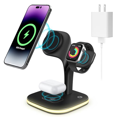 CX[d 3in1 Mag-Safe[d ܂肽ݎ }Olbg }[dX^h ő15Wo i-Phone 16/15/14/13/12V[Y iWatch Ultra2/Ultra/SE/10/9/8/7/6/5/4 AirPods 