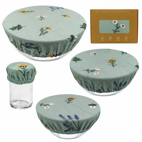 Reusable Bowl Covers Set of 4 - Sage Green