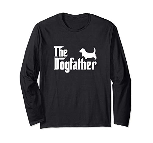 Basset Hound Lover Gift DogFather Manga Larga