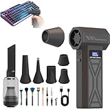 GOINGSKY Aspirador de Mano Potente, Aspiradora de Mano Sin Cable con Motor sin Escobillas de 110000 RPM, 4 Niveles de Succión, Aspirador Coche para Oficina Hogar