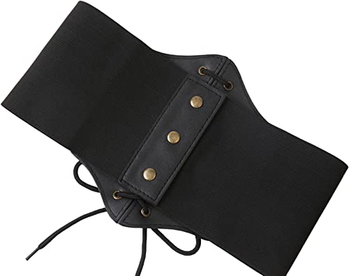Hoerev Corsets Belt Tops Leather Vest Pirate Halloween Costume Lace Up Waist Belt Bustiers Corsets For Women #TOP3