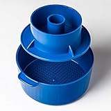 Cheese making Hard Cheese Mold + Press Follower 1.2 liters Blue for cheesemaking | Cheese making supplies from the manufacturer Cow Goat Sheep Milk Rennet Cheese molds Cheese making kit Press mold