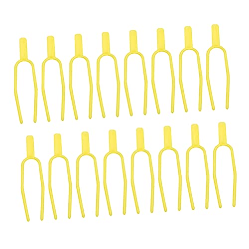 Milisten 植物サポートクリップ 100枚入り 園芸用品 イチゴ固定具 園芸用植物つる固定フォーク 軽量サイズ ガーデン 作物保護用 若果保護 通気促進 ヴィンヤード用