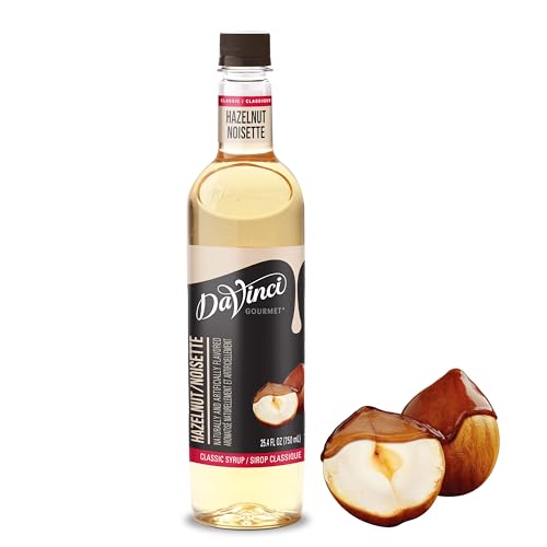 Image of DaVinci Gourmet Classic Original Hazelnut Syrup, 25.4 Fluid Ounces (Pack of 1)