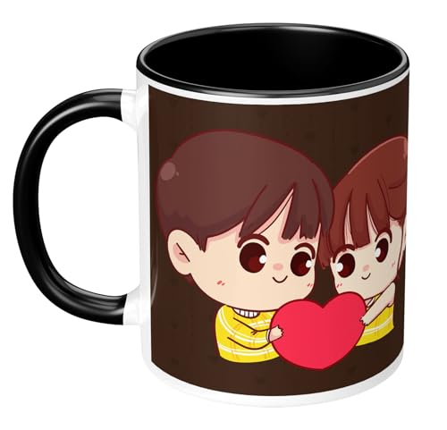 Image of NH10 Designs Raksha Bandhan Gifts Printed Mug with Keychain Best Rakhi Combo Gift for Brother & Sister Rakshabandhan Return Gifts for Sister White 350ml Coffee Mug(Pack of 5)(Combo Set)(RMCKRCG502)