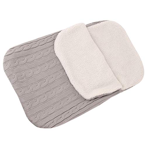 TOYANDONA 1 saco de dormir quente respirável tricô grosso saco de dormir Fleabag para bebês recém-na