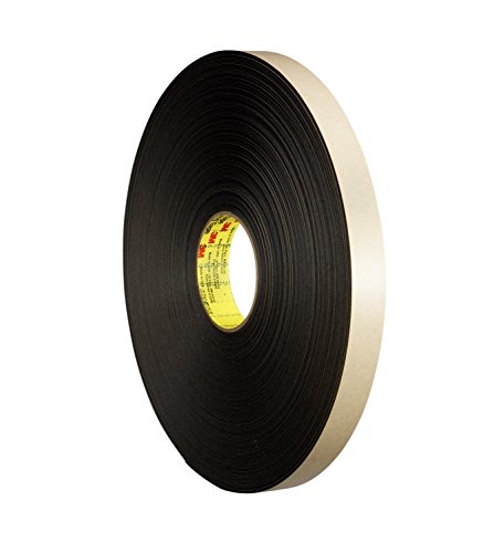 Image of 3M Double Coated Polyethylene Foam Tape 4492B, Black, 2 in x 72 yd, 31 mil