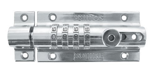 Henry Squire Combi 2 Recodeable Locking Bolt 125mm - Chrome HSQCOMBI2CH by Henry Squire