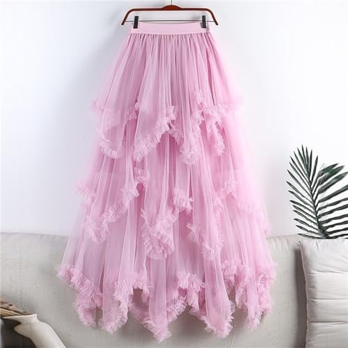 Jupe longue en tulle à volants maille multicouche tutu - 2
