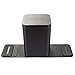 Car Trash Can Leakproof Compact Garbage Bin w/ Stability Flap, Anti-Slip Base, Portable Trash Holder for Cars, Trucks, SUVs, Minivans, Auto Organizer with Trash Bags (Black with Lid, Medium)