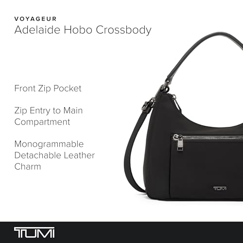 TUMI Voyageur アデレード ホーボー クロスボディブラック　ゴールド Tumi Voyageur Adelaide Medium Zip-Top Hobo Crossbody