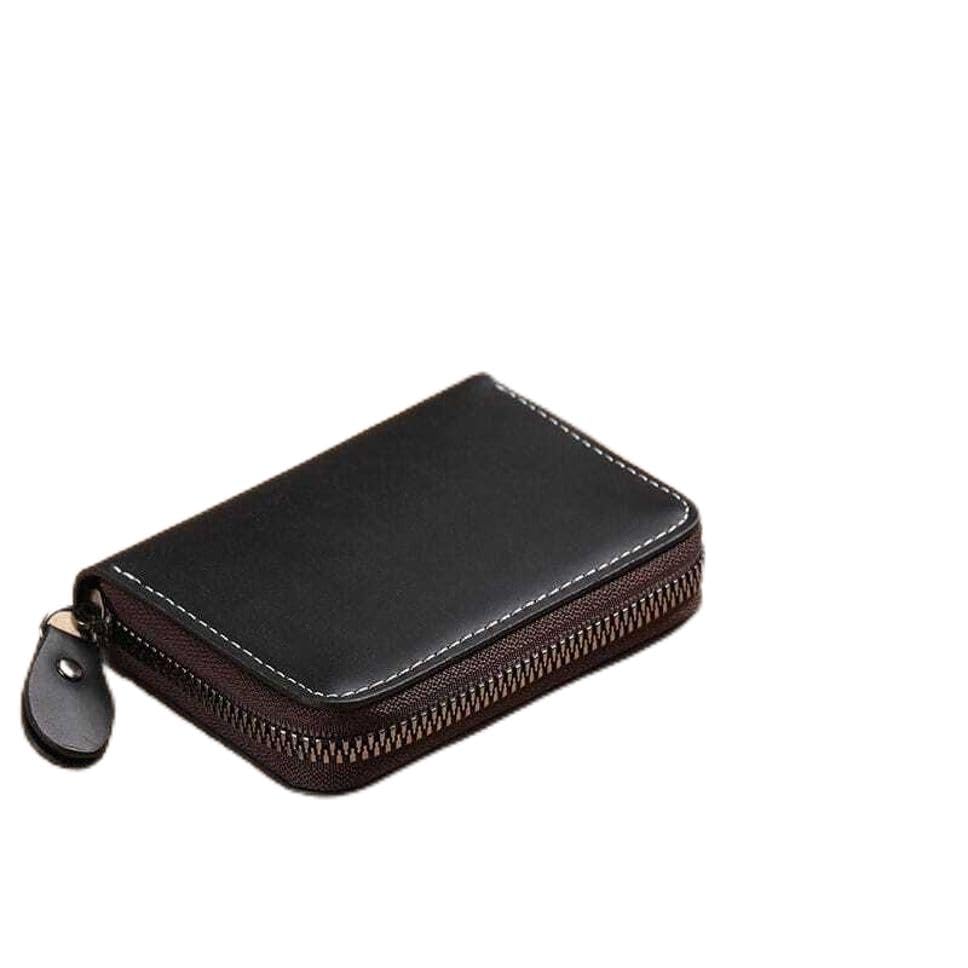 Slim Skinny Fit Card Wallet for Men and Women (Black Chain Pakit)-picture-18