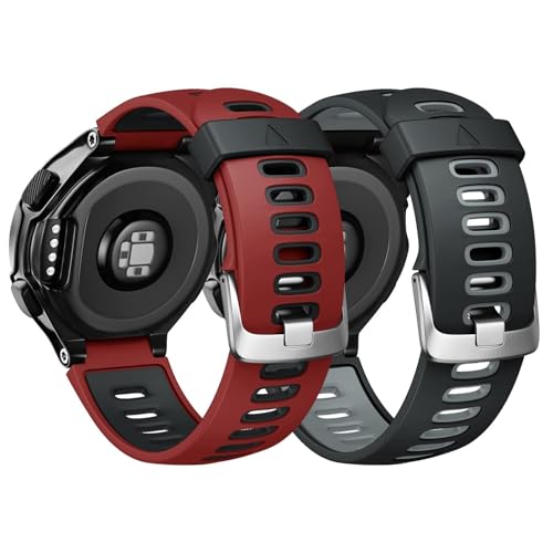 GUMMMY Correa de silicona Solft para Forerunner 230/220/235/620/ 630/735XT/Approach S20/ S5/ S6 Correa de silicona para reloj(Color1)