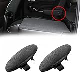 2pcs Armrest Cover Cap for 07-19 Chevy Tahoe Suburban Yukon Cadillac Escalade Seat Parts - Replaces 15279689 OEM Replacement Left or Right Rear Bucket Seat Arm Rest Snap Handle Trim Bolt-Black