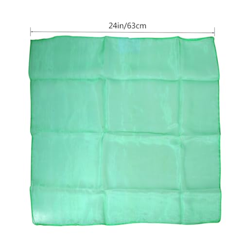 12pcs Square Silk Scarves, Candy Color Gauze Kerchiefs for Dance Performances, Kindergarten Activities, Assorted Colors2