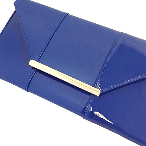Image of JNB Faux Patent Leather Envelope Candy Clutch