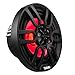 DS18 HYDRO NXL-6 - High End Coaxial Speaker Pair - 2-Way Marine Speaker w/Integrated RGB Lights - 300 Watt - 100% UV Stable - Water Resistant Speakers - 6.5 Inches, Black
