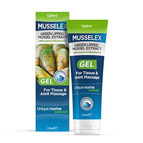 Optima MusselEx Gel Natural Cruelty Free Green Lipped Mussel Extract Tissue & Joint Massage 125 ml