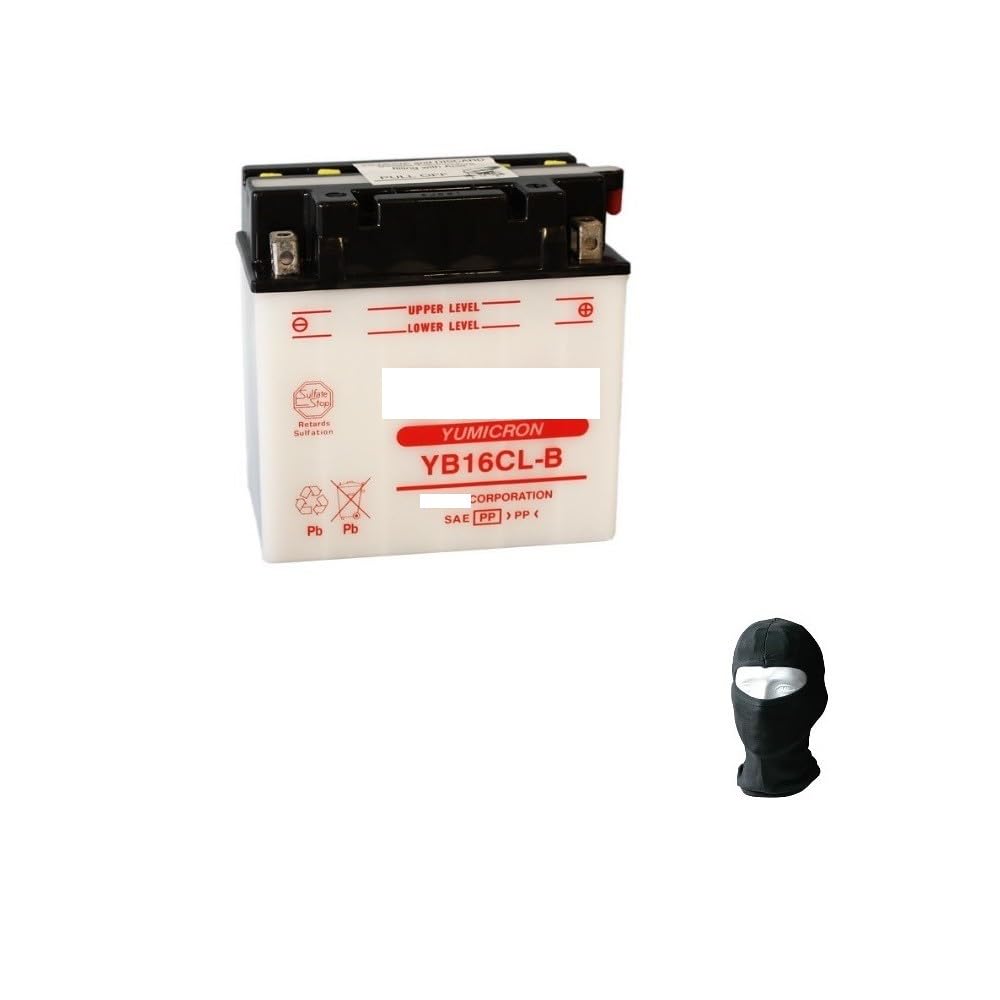 Compatible avec K AWASAKI JS (Jet Ski) A.E. 400 2000-2021 Batterie YUASA YB16CL-B 12V / 19AH Batteries pour NAVIRES ACQUASCOOTER SPÉCIFIQUES