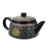 Healifty Dekorative Keramik Vintage Tee Kessel für Grünen Tee Kräutertee für Zuhause oder