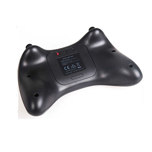 Podwójny analogowy bezprzewodowy joystick kontroler gamepad Bluetooth do Nintendo Wii U Pro - biały