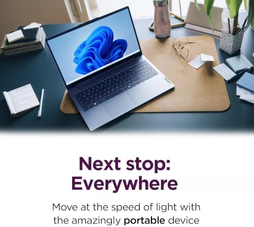 Lenovo IdeaPad Slim 3 15.6" FHD Laptop, Intel N150 Processor, 8GB DDR5 RAM, 128GB SSD, Windows 11, Microsoft 365 Personal Included, Abyss Blue, EveCryday Laptop for Home, Work & Students - 3