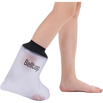 Cast Protector Waterproof Leg / Foot Leg Shower Protector Reusable Water Protection for Plaster Ankle Bath/Shower Waterproof Cast Cast Reusable Plaster and Bandage Protection Adult