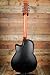Ovation Celebrity Collection 12-String Acoustic-Electric Guitar, Right, Black, Mid Depth Body (CE4412-5)
