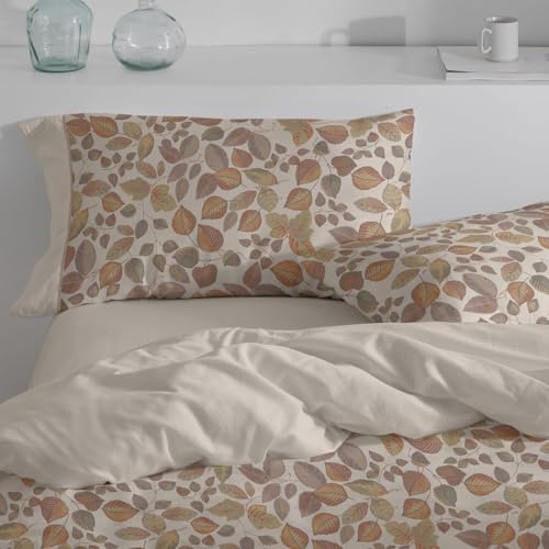 Parure de lit imprimée Burrito Blanco cannelle 90x200cm