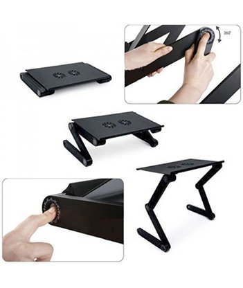 Mesa Para Notebook Dobravel Multifuncional Com Cooler (BSL-MESA-3)