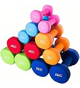 Amazon | MOJEER ダンベル【2個セット1kg 2kg 3kg 4kg 5kg 6kg 8kg10kg