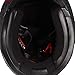 KYPARA Full Face Motorcycle Helmet with Internal Tinted Visor & DOT Approved for Moped ATV Cruiser Scooter (Matt Red, Medium)